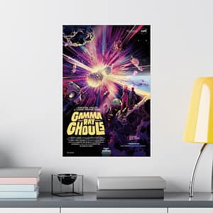 17770163790021506150_2048.jpeg Gamma Ray Ghouls - A Radiating Thriller of Cosmic Proportions! - NASA (2021) - Space Age Poster Print