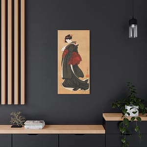 5451220209392785378_2048.jpeg Woman Holding a Fan - Katsushika Hokusai (c. 1810-1811) - Japanese Woodblock Canvas Print