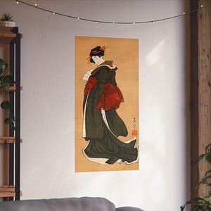 5645146602217778488_2048.jpeg Woman Holding a Fan - Katsushika Hokusai (c. 1810-1811) - Japanese Woodblock Poster Print