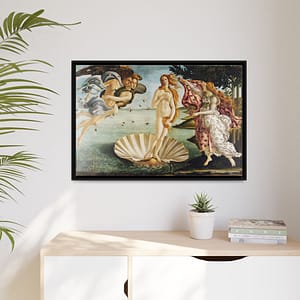 5942651840904174109_2048.jpeg The Birth of Venus – Sandro Botticelli (c. 1485-1486) – Renaissance Framed Canvas Print