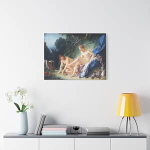 11753200434723162378_2048.jpeg Diana Leaving Her Bath - François Boucher (1742) - Classical Canvas Print