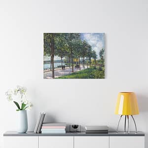 15720353986705211153_2048.jpeg Allée of Chestnut Trees - Alfred Sisley (1878) - Impressionist Canvas Print
