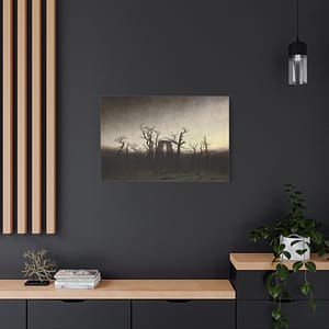 16369335553157318815_2048.jpeg Abbey in the Oakwood - Caspar David Friedrich (c. 1809-1810) - Romantic Canvas Print