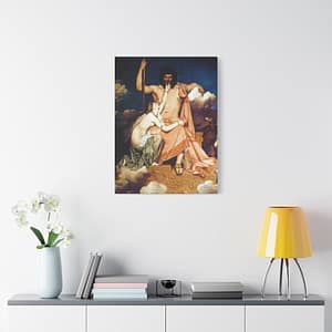 17290457739940067746_2048.jpeg Jupiter and Thetis - Jean-Auguste-Dominique Ingres (1811) - Classical Canvas Print