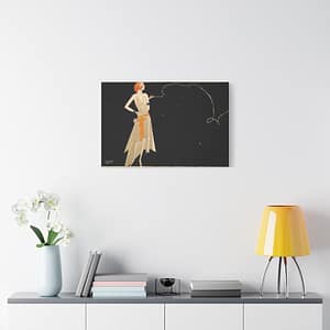 17861608682194701813_2048.jpeg Where There's Smoke There's Fire - Russell Patterson (c. 1920s) - Art Deco Canvas Print