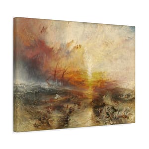 539071818812533915_2048.jpeg Slavers Throwing Overboard the Dead and Dying - Typhon coming on - J.M.W. Turner (1840) - Romantic Canvas Print