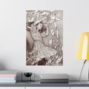 7793999185817308555_2048.jpeg Alice's Adventures in Wonderland - Arthur Rackham (1907) - Vintage Art Poster Print
