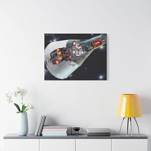 16427305825245309953_2048.jpeg Two-man Gemini Spacecraft in Flight - NASA (c. 1965) - Space Age Canvas Print