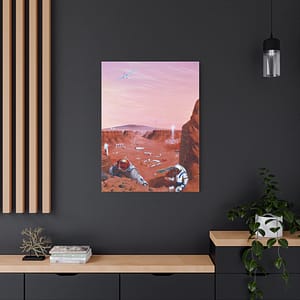 17034581546640771985_2048.jpeg Exploration of the Surface of Mars - NASA (2005) - Space Age Canvas Print