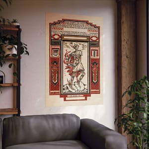 8906527918489043531_2048.jpeg Diploma for Loyal Service at Calvé-Delft - Richard Roland Holst (1924) - Art Deco Poster Print