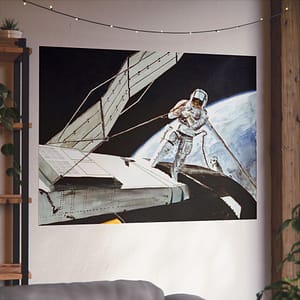 8923377589342287518_2048.jpeg Charles Conrad Jr., Skylab 2 Commander - NASA, Paul Fjeld (1973) - Space Age Poster Print