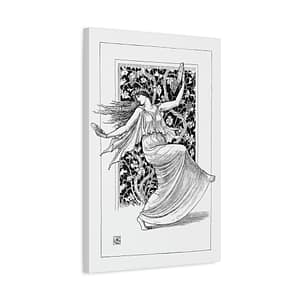 719538557145522483_2048.jpeg Dancing Nymph (Nymphe Danseuse) - Walter Crane (1895) - Art Nouveau Canvas Print
