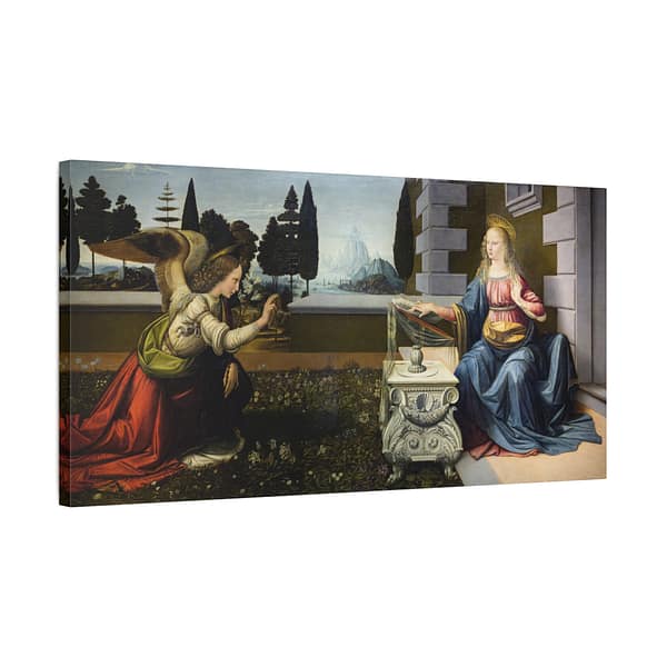 10080049835820720146_2048-1.jpeg The Annunciation – Leonardo da Vinci (c. 1472-76) – Renaissance Canvas Print