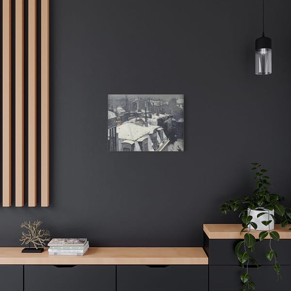 10370531557226922527_2048-1.jpeg Vue de toits (Effet de neige) – Gustave Caillebotte (c. 1878-79) – Impressionist Canvas Print