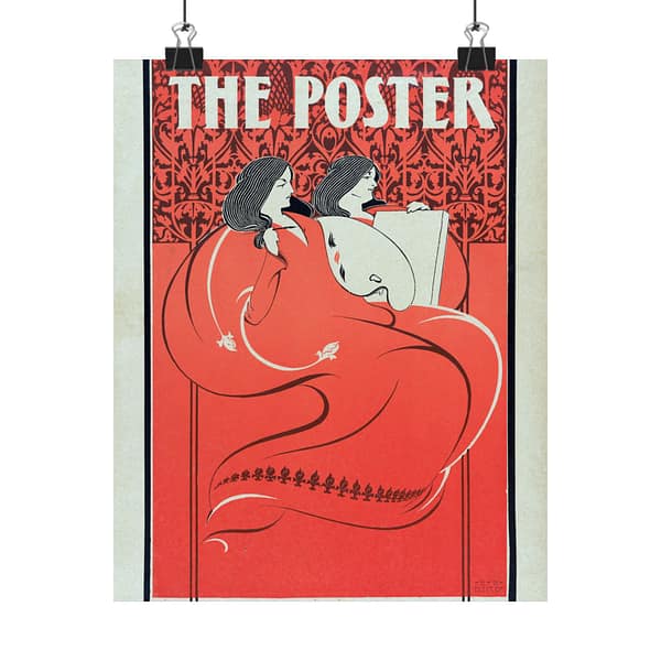 106195484963645251_2048-1.jpeg The Poster, Miss Art and Miss Litho – Elisha Brown Bird (1896) – Art Nouveau Poster Print