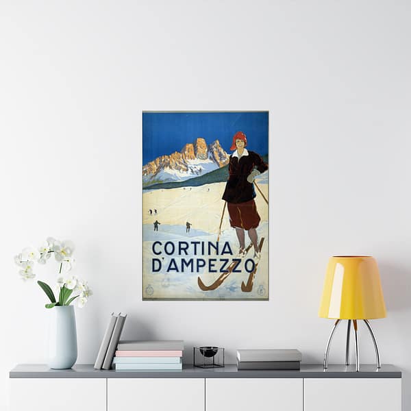 10657783697713118047_2048-1.jpeg Cortina d’Ampezzo, Italy – ENIT Italian National Tourist Board (c. 1920) – Vintage Travel Poster Print