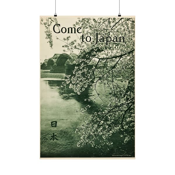 10696853419468537157_2048-1.jpeg Come to Japan – Japanese Government Railways (c. 1936) – Vintage Travel Poster Print