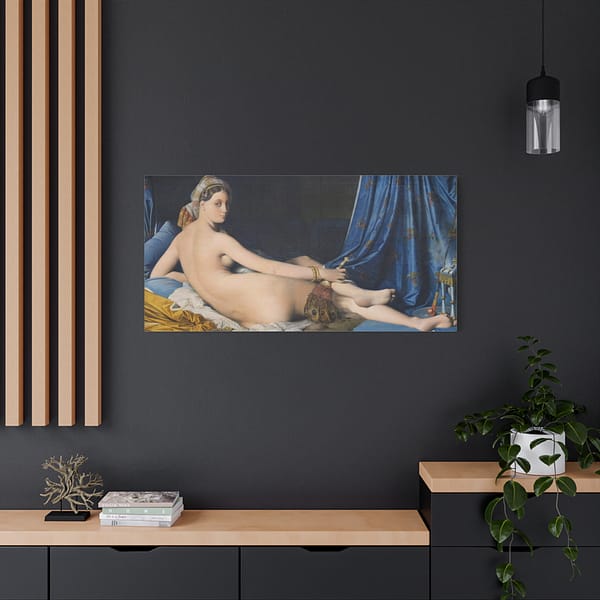 11051157929050367303_2048-1.jpeg La Grande Odalisque – Jean-Auguste-Dominique Ingres (1814) – Classical Canvas Print