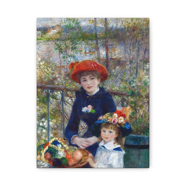 11085651521106233428_2048-1.jpeg Two Sisters (On the Terrace) – Pierre-Auguste Renoir (1881) – Impressionist Canvas Print