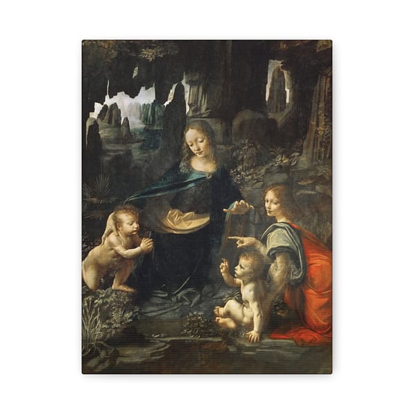 11171393107102045370_2048-1.jpeg Virgin of the Rocks – Leonardo da Vinci (c. 1483-1486) – Renaissance Canvas Print