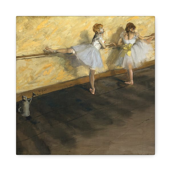 11377337280535346623_2048-1.jpeg Dancers Practicing at the Barre – Edgar Degas (1877) – Impressionist Canvas Print