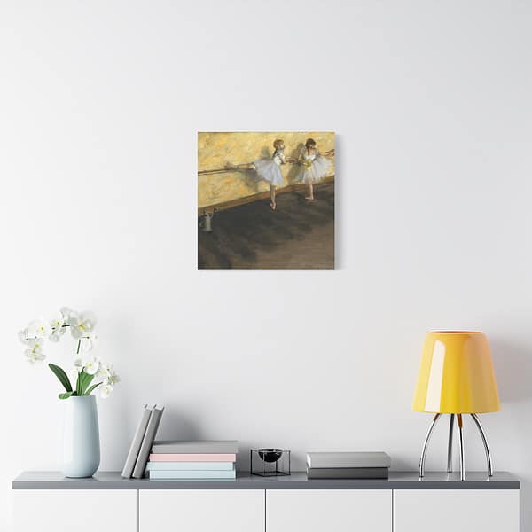 11938634755791478652_2048-1.jpeg Dancers Practicing at the Barre – Edgar Degas (1877) – Impressionist Canvas Print