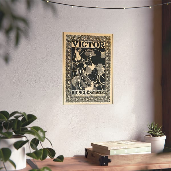 12087795674983243676_2048-1.jpeg Victor Bicycles ad – William Henry Bradley (c. 1896) – Art Nouveau Poster Print