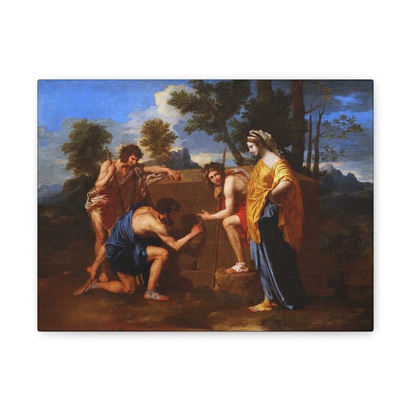 12108930620880164276_2048-1.jpeg The Arcadian Shepherds (Et in Arcadia Ego) – Nicolas Poussin (c. 1637-38) – Classical Canvas Print