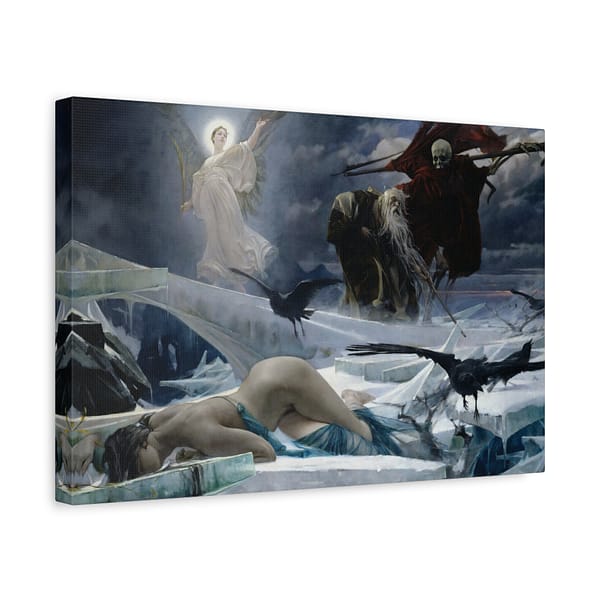 12290404940432504355_2048-1.jpeg Ahasuerus at the End of the World – Adolf Hirémy-Hirschl (1888) – Classical Canvas Print