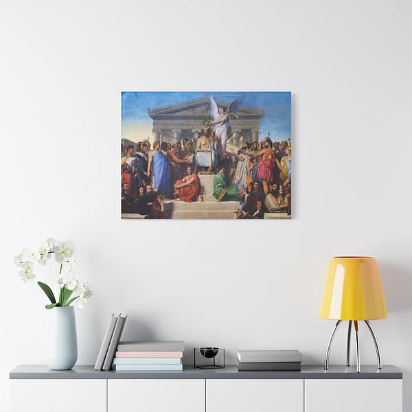 12804617253416093691_2048-1.jpeg The Apotheosis of Homer – Jean-Auguste-Dominique Ingres (1827) – Classical Canvas Print