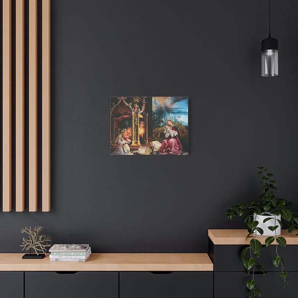 12811086566723373624_2048-1.jpeg Isenheim Altarpiece (Concert of Angels) – Matthias Grünewald (c. 1512-1516) – Renaissance Canvas Print