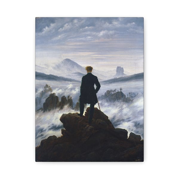 12906318348232503994_2048-1.jpeg The Wanderer Above the Sea of Fog – Caspar David Friedrich (1818) – Classical Canvas Print
