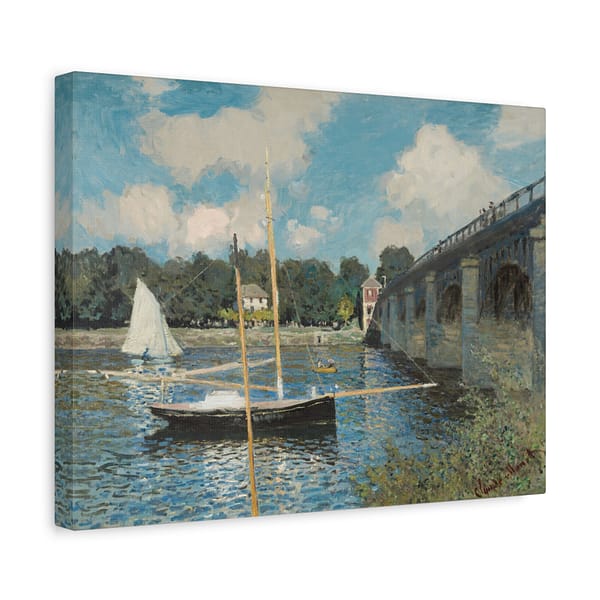 13139406820345302567_2048-1.jpeg The Bridge at Argenteuil – Claude Monet (1874) – Impressionist Canvas Print