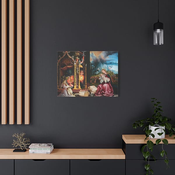 13388025387105911675_2048-1.jpeg Isenheim Altarpiece (Concert of Angels) – Matthias Grünewald (c. 1512-1516) – Renaissance Canvas Print