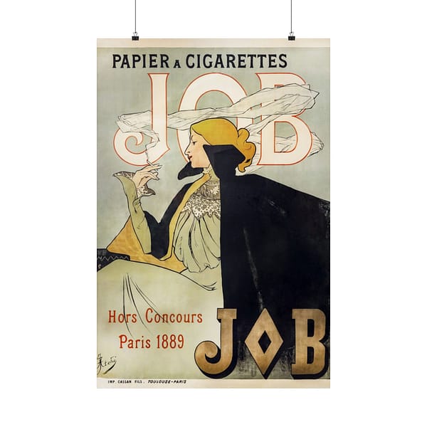 13548184838118369261_2048-1.jpeg Job Cigarettes ad – Alphonse Mucha (1889) – Art Nouveau Poster Print