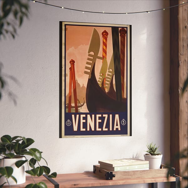 13573253554231630063_2048-1.jpeg Venezia (Venice), Italy – ENIT Italian National Tourist Board – Vintage Travel Poster Print