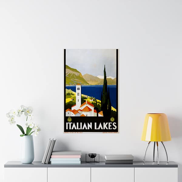 13720240850033601175_2048.jpeg Italian Lakes – ENIT Italian National Tourist Board (c. 1930) – Vintage Travel Poster Print