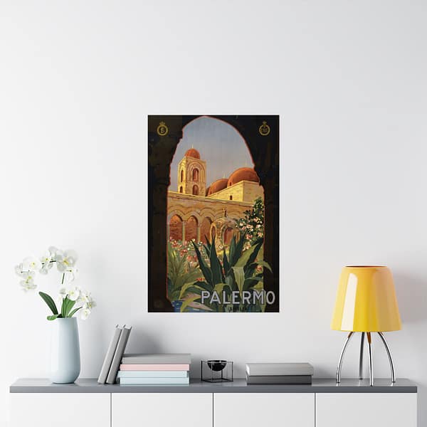13939319485857918091_2048-1.jpeg Palermo, Sicilia (Sicily) – ENIT Italian National Tourist Board (c. 1920) – Vintage Travel Poster Print