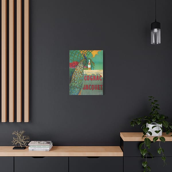 13976367404720715793_2048-1.jpeg Cognac Jacquet Peacock – Camille Bouchet – Art Nouveau Canvas Print