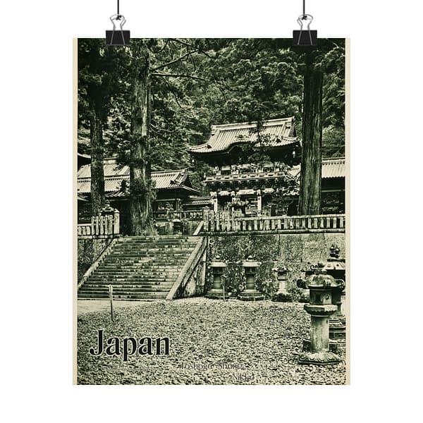 14069850305488533816_2048-1.jpeg Toshogu Shrine, Nikko – Japanese Government Railways (c. 1936) – Vintage Travel Poster Print