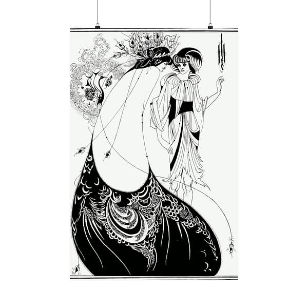 14118031775321950157_2048.jpeg Aubrey Beardsley – The Peacock Skirt (1893) – Art Nouveau Poster Print