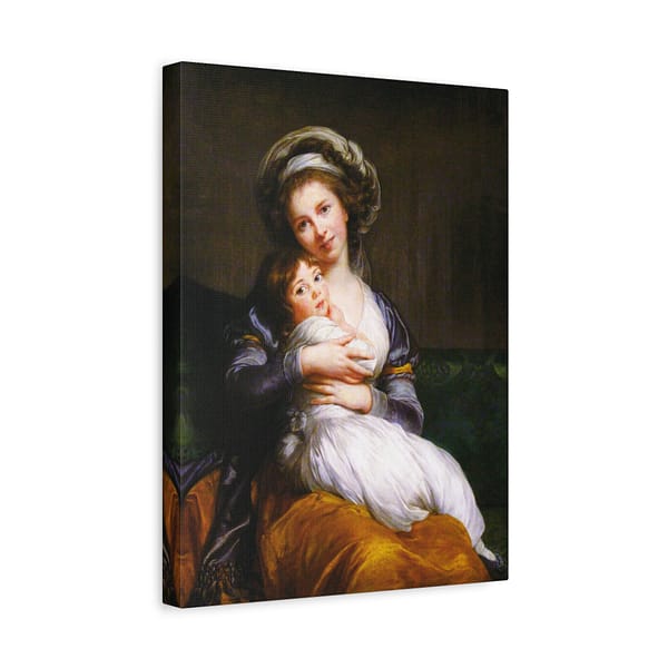 14151429095048999816_2048-1.jpeg Self-Portrait with Julie (Maternal Tenderness) – Élisabeth Vigée Le Brun (1787) – Classical Canvas Print