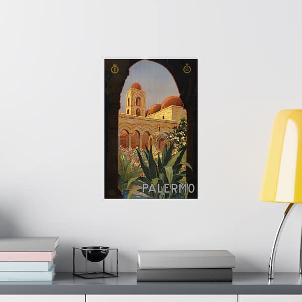 1430260542940821823_2048-2.jpeg Palermo, Sicilia (Sicily) – ENIT Italian National Tourist Board (c. 1920) – Vintage Travel Poster Print