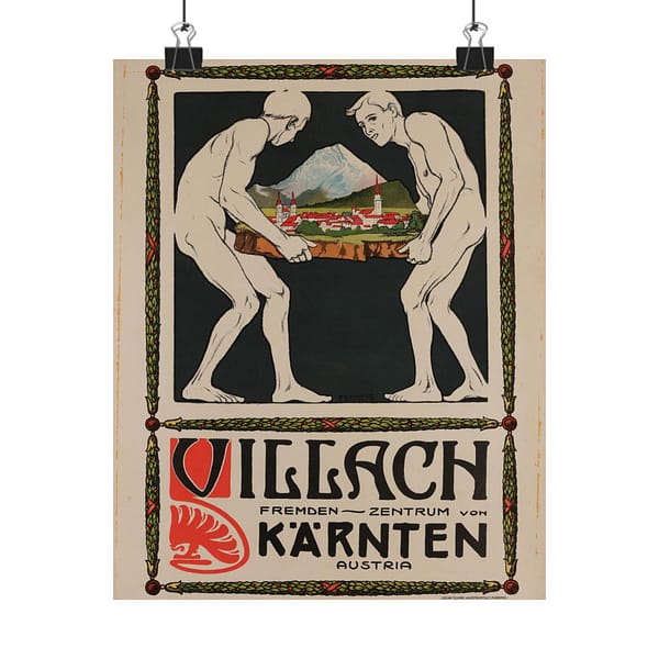 14379395993499740279_2048-1.jpeg Villach, Kärnten (Carinthia) – Pietro A. Sencig (c. 1900s) – Art Nouveau Poster Print
