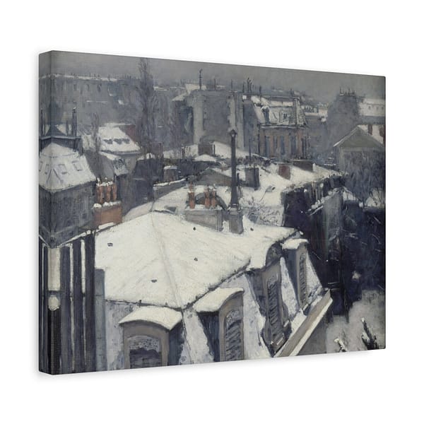 14541276941885083150_2048-1.jpeg Vue de toits (Effet de neige) – Gustave Caillebotte (c. 1878-79) – Impressionist Canvas Print