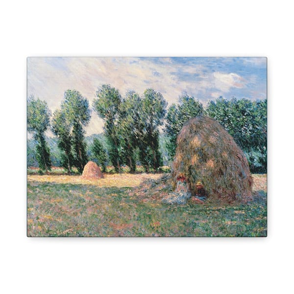 14643711179152664593_2048-1.jpeg Haystacks – Claude Monet (1885) – Impressionist Canvas Print