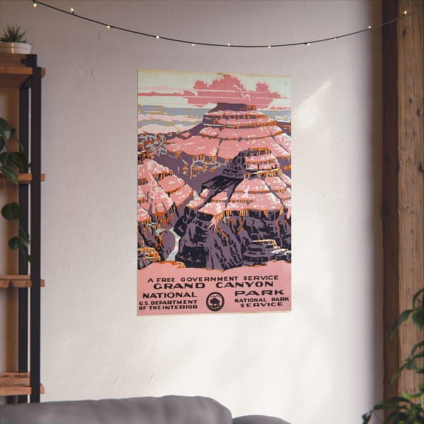 1470789437677523941_2048-1.jpeg Grand Canyon National Park – Works Progress Administration (1938) – Vintage Travel Poster Print