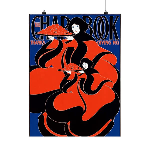 14768664907478790631_2048-1.jpeg The Chap-Book, Thanksgiving Number – William H. Bradley (1895) – Art Nouveau Poster Print