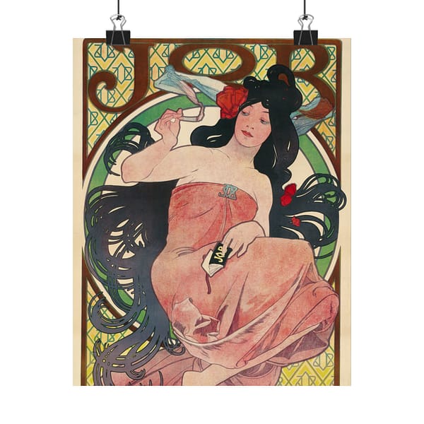 14938680795645250986_2048-1.jpeg Job Cigarettes ad – Alphonse Mucha (1894) – Art Nouveau Poster Print