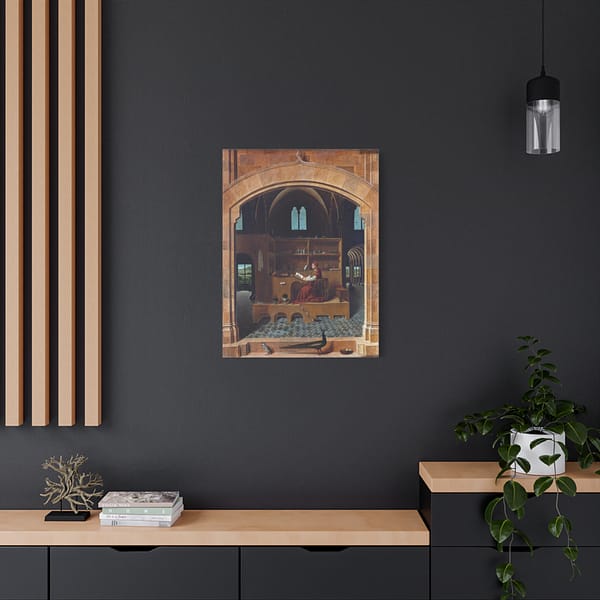 1526119819112877525_2048-1.jpeg Saint Jerome in His Study – Antonello da Messina (c. 1475) – Renaissance Canvas Print